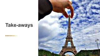 Take-aways
Wikimedia Commons
 