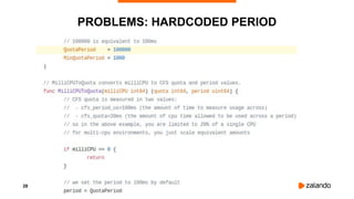 28
PROBLEMS: HARDCODED PERIOD
 