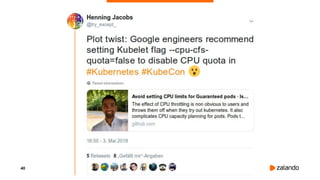 40
KUBERNETES RESOURCES
 
