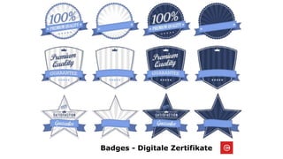 Badges - Digitale Zertifikate
 