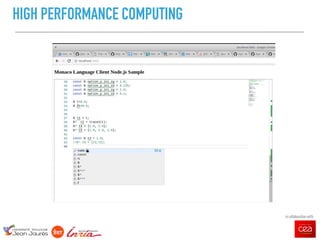 - 12
HIGH PERFORMANCE COMPUTING
in collaboration with
 
