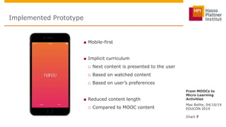 From MOOCs to Micro Learning | PPTX | Web Development | Internet