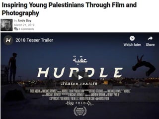 Inspiring Young Palestinians Through Film and Photography	