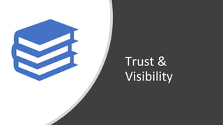Trust &
Visibility
 