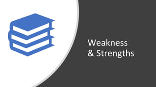 Weakness
& Strengths
 