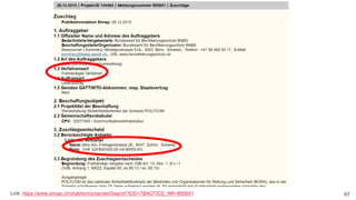 Sitzung OIA – Impulsreferat Open Source Software
6729. Mai 2019 – Dr. Matthias Stürmer, Forschungsstelle Digitale Nachhaltigkeit 67Link: https://www.simap.ch/shabforms/servlet/Search?EID=7&NOTICE_NR=895841
 