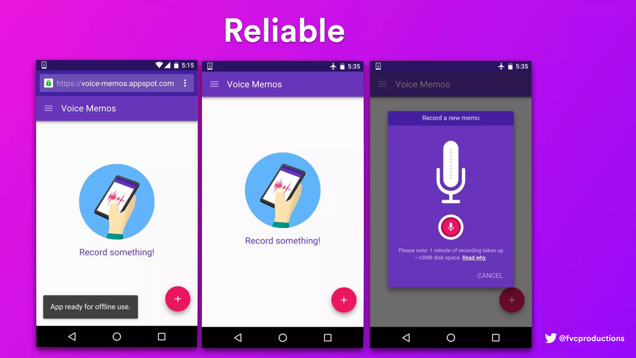 @fvcproductions
Reliable
 