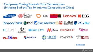 Companies Moving Towards Data Orchestration
(Including 8 of the Top 10 Internet Companies in China)
Read More
 