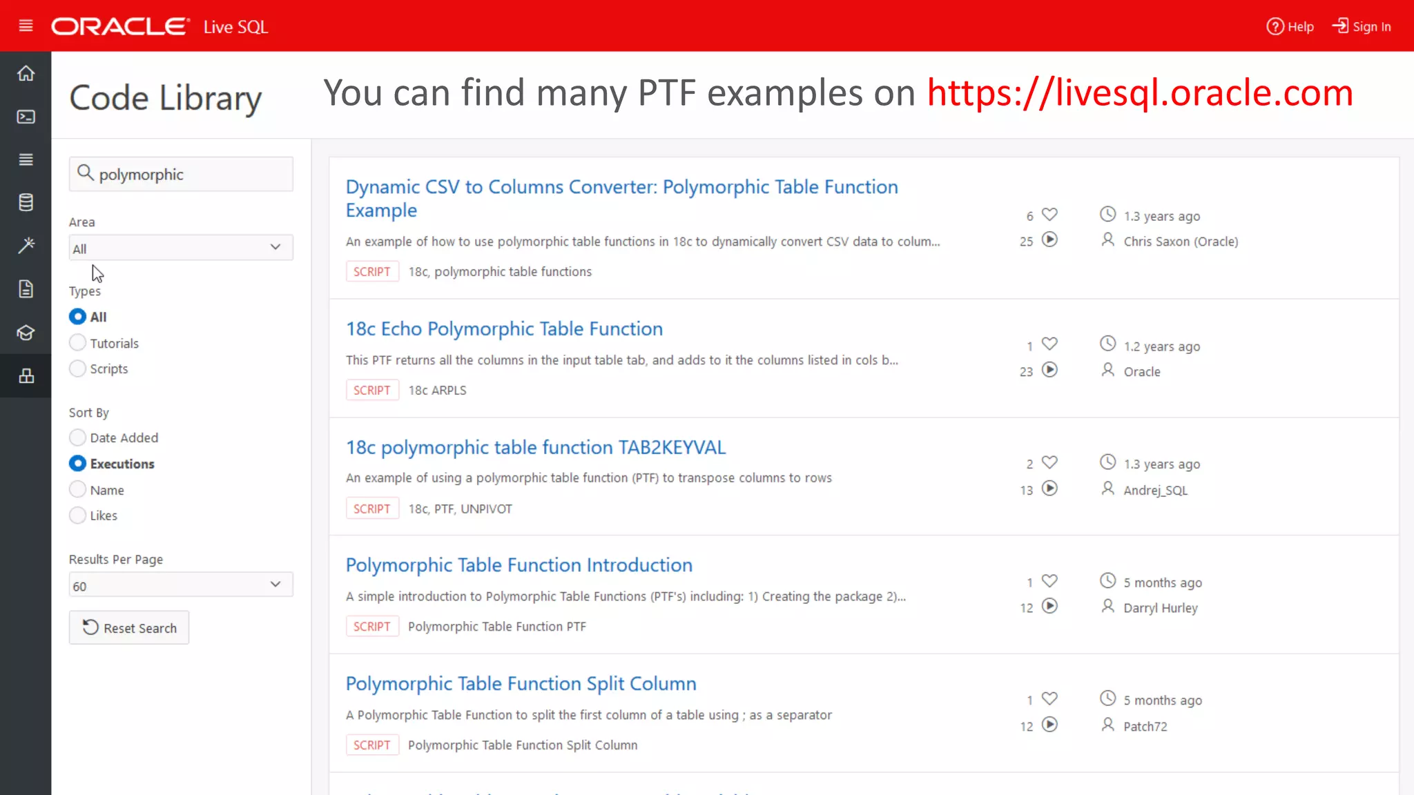 Polymorphic Table Functions in SQL | PPT