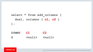 Polymorphic Table Functions in SQL | PPT