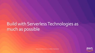 © 2019, Amazon Web Services, Inc. or its affiliates. All rights reserved.© 2019, Amazon Web Services, Inc. or its affiliates. All rights reserved.
 