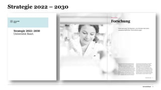 Strategie 2022 – 2030
Universität Basel 11
 