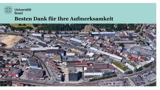 Besten Dank für Ihre Aufmerksamkeit
 