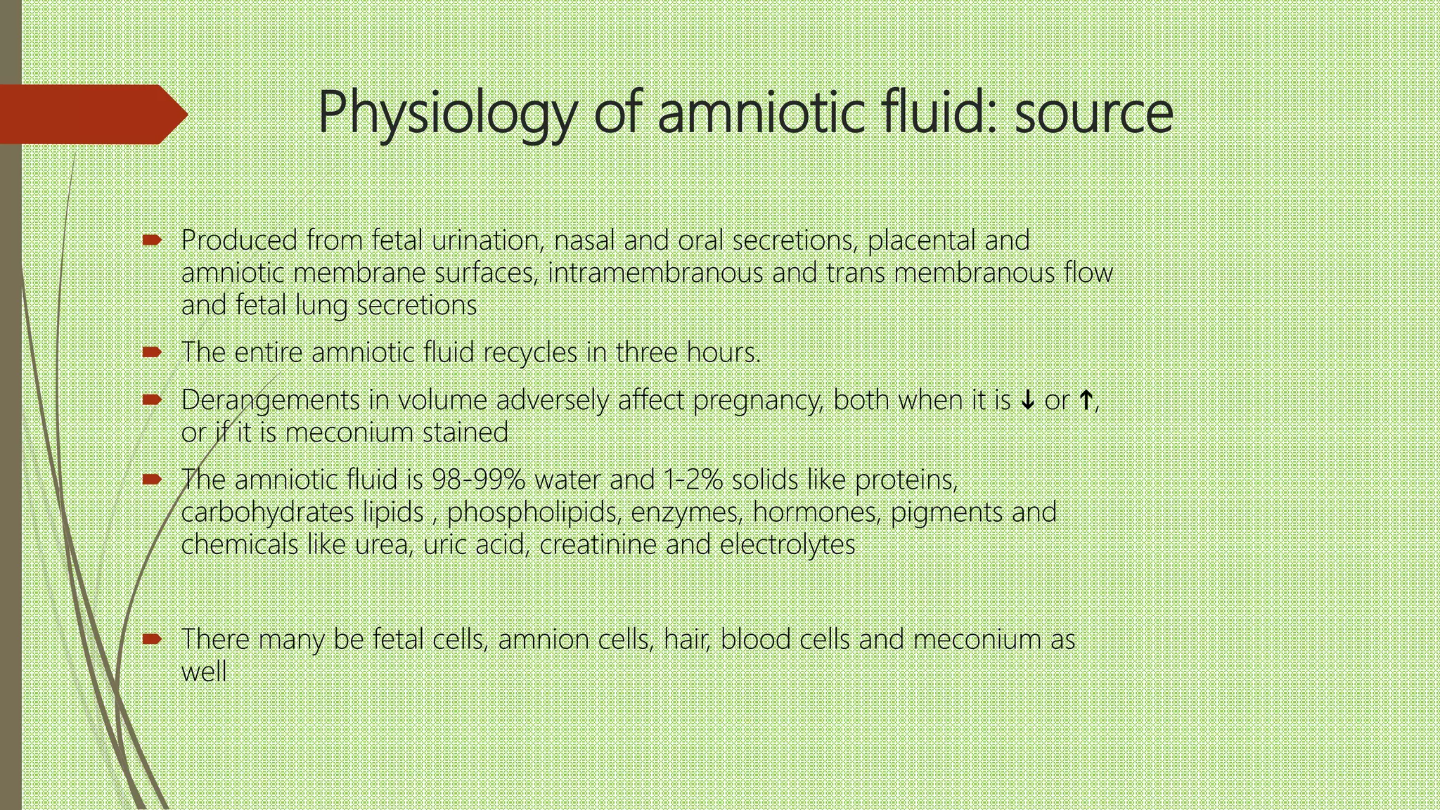 amniotic fluid normal and abnormal | PPTX