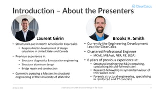Webinar Slides | Wood Beam Design to NDS 2018 | ClearCalcs | PDF