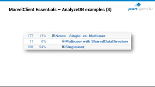 MarvelClient Essentials – AnalyzeDB examples (3)
 