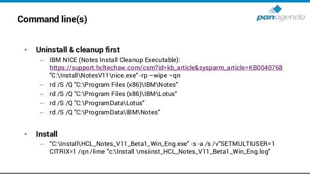 Rnug Virtual Faster Better How To Virtualize Hcl Notes V11 Rnug Virtual Faster Better How To Virtualize Hcl Notes V11