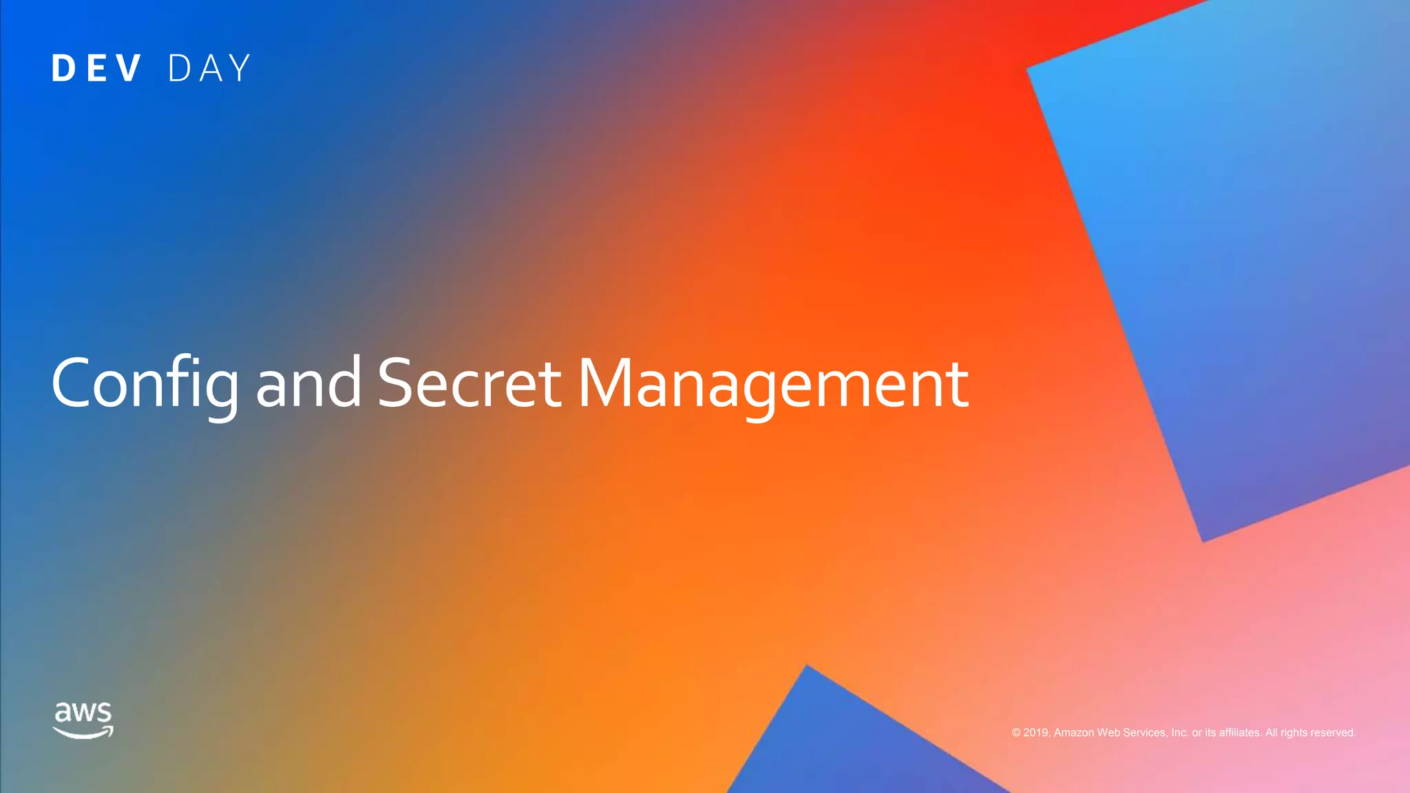 © 2019, Amazon Web Services, Inc. or its affiliates. All rights reserved. © 2019, Amazon Web Services, Inc. or its affiliates. All rights reserved.
 