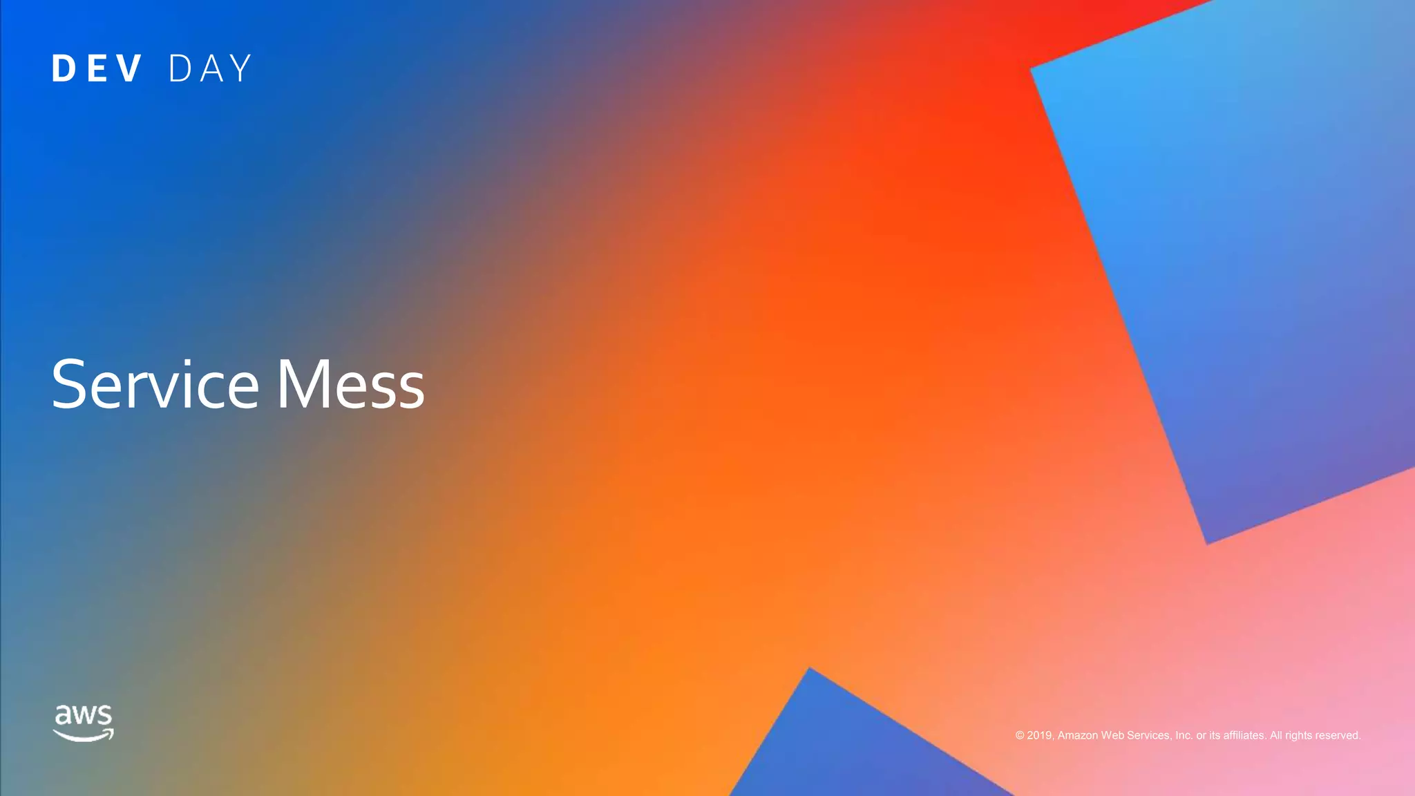 © 2019, Amazon Web Services, Inc. or its affiliates. All rights reserved. © 2019, Amazon Web Services, Inc. or its affiliates. All rights reserved.
 