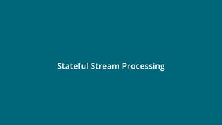 © 2019 Ververica 18
Stateful Stream Processing
 