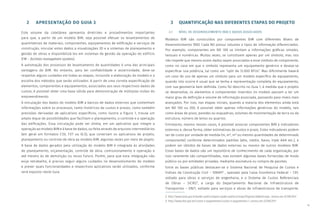 11
2 APRESENTAÇÃO DO GUIA 3
Este volume da coletânea apresenta diretrizes e procedimentos importantes
para que, a partir de um modelo BIM, seja possível efetuar os levantamentos de
quantitativos de materiais, componentes, equipamentos de edificação e serviços de
construção, vincular estes dados a visualizações 3D e a sistemas de planejamento e
gestão de obras e disponibilizá-los em sistemas de gestão da operação do edifício
(FM – facilities management systems).
A automação dos processos de levantamento de quantidades é uma das principais
vantagens do BIM. No entanto, para ter confiabilidade e assertividade, deve-se
respeitar alguns cuidados em todas as etapas, incluindo a elaboração do modelo e a
escolha dos métodos que serão utilizados. A partir de uma correta especificação de
elementos, componentes e equipamentos, associados aos seus respectivos dados de
custos, é possível obter uma base sólida para demonstração de múltiplas visões do
empreendimento.
A vinculação dos dados do modelo BIM a bancos de dados externos que contenham
informações sobre os processos, tanto históricos de custos e prazos, como também
previsões derivadas de aplicativos específicos, como ilustra a Figura 1, trouxe um
amplo leque de possibilidades que facilitam o planejamento, o controle e a operação
das edificações. Essa vinculação pode ser direta, em um aplicativo que integre a
operação ao modelo BIM e à base de dados, ou feita através de arquivos intermediários
(em geral em formatos CSV, TXT ou XLS), que conectam os aplicativos de projeto,
planejamento ou controle de obra ao modelo BIM, algumas vezes por meio de plugins.
A base de dados gerados pela utilização do modelo BIM é integrada às atividades
de planejamento, orçamentação, controle de obra, comissionamento e operação e
até mesmo às de demolição ou reuso futuro. Porém, para que esta integração não
exija retrabalho, é preciso seguir alguns cuidados no desenvolvimento do modelo
e prever quais funcionalidades e respectivos aplicativos serão utilizados, conforme
será exposto neste Guia.
3 QUANTIFICAÇÃO NAS DIFERENTES ETAPAS DO PROJETO
3.1 NÍVEL DE DESENVOLVIMENTO (ND) E DADOS ASSOCIADOS
Modelos BIM são construídos por componentes BIM com diferentes Níveis de
Desenvolvimento (ND). Cada ND possui volumes e tipos de informação diferenciados.
Por exemplo, componentes em ND 100 se limitam a informações gráficas simples,
textuais e numéricas. Muitas vezes, se constituem apenas por um símbolo, mas isto
não impede que mesmo assim dados sejam associados a esse símbolo de componente,
como no caso em que o símbolo representa um equipamento genérico e deseja-se
especificar sua potência, tal como um “split de 12.000 BTUs”. Mas dificilmente haverá
um caso de uso de apenas um símbolo para um modelo específico de equipamento,
quando isto ocorre é usual que se tenha a representação completa do equipamento,
com sua geometria bem definida. Como foi descrito no Guia 1, à medida que o projeto
se desenvolve, os elementos e componentes inseridos no modelo passam a ter um
maior grau de definição e volume de informação associada, passando para níveis mais
avançados. Por isso, nas etapas iniciais, quando a maioria dos elementos ainda está
em ND 100 ou 200, é possível obter apenas informações genéricas do modelo, tais
como áreas de pisos, paredes ou esquadrias, volumes de movimentação de terra ou da
estrutura, número de leitos ou quartos.
Entretanto, mesmo nesses casos, é possível associar componentes BIM a indicadores
externos e, dessa forma, obter estimativas de custos e prazo. Estes indicadores podem
ser de custo por unidade de medida (m, m², m³ ou mesmo quantidades de determinado
componente) conforme determinados padrões (alto, médio, baixo, triple AAA etc.), e
podem ser obtidos de bases de dados externas ou mesmo de outros modelos BIM.
Estas bases de dados são um repositório de conhecimento de cada organização, por
isso raramente são compartilhadas, mas existem algumas bases fornecidas de modo
público ou por entidades privadas, mediante assinatura ou compra de pacotes.
Entre as bases públicas destacam-se o Sistema Nacional de Pesquisa de Custos e
Índices da Construção Civil – SINAPI2
, operado pela Caixa Econômica Federal – CEF,
voltado para obras e serviços de engenharia, e o Sistema de Custos Referenciais
de Obras – SICRO3
, a cargo do Departamento Nacional de Infraestrutura de
Transportes – DNIT, voltado para serviços e obras de infraestrutura de transporte.
2 http://www.caixa.gov.br/poder-publico/apoio-poder-publico/sinapi/Paginas/default.aspx, acesso em 22/08/2017.
3 http://www.dnit.gov.br/custos-e-pagamentos/custos-e-pagamentos-1, acesso em 22/08/2017
 