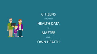 CITIZENS
HEALTH DATA
MASTER
OWN HEALTH
should use
to
their
 