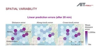 Linear prediction errors (after 20 min)
SPATIAL VARIABILITY
 