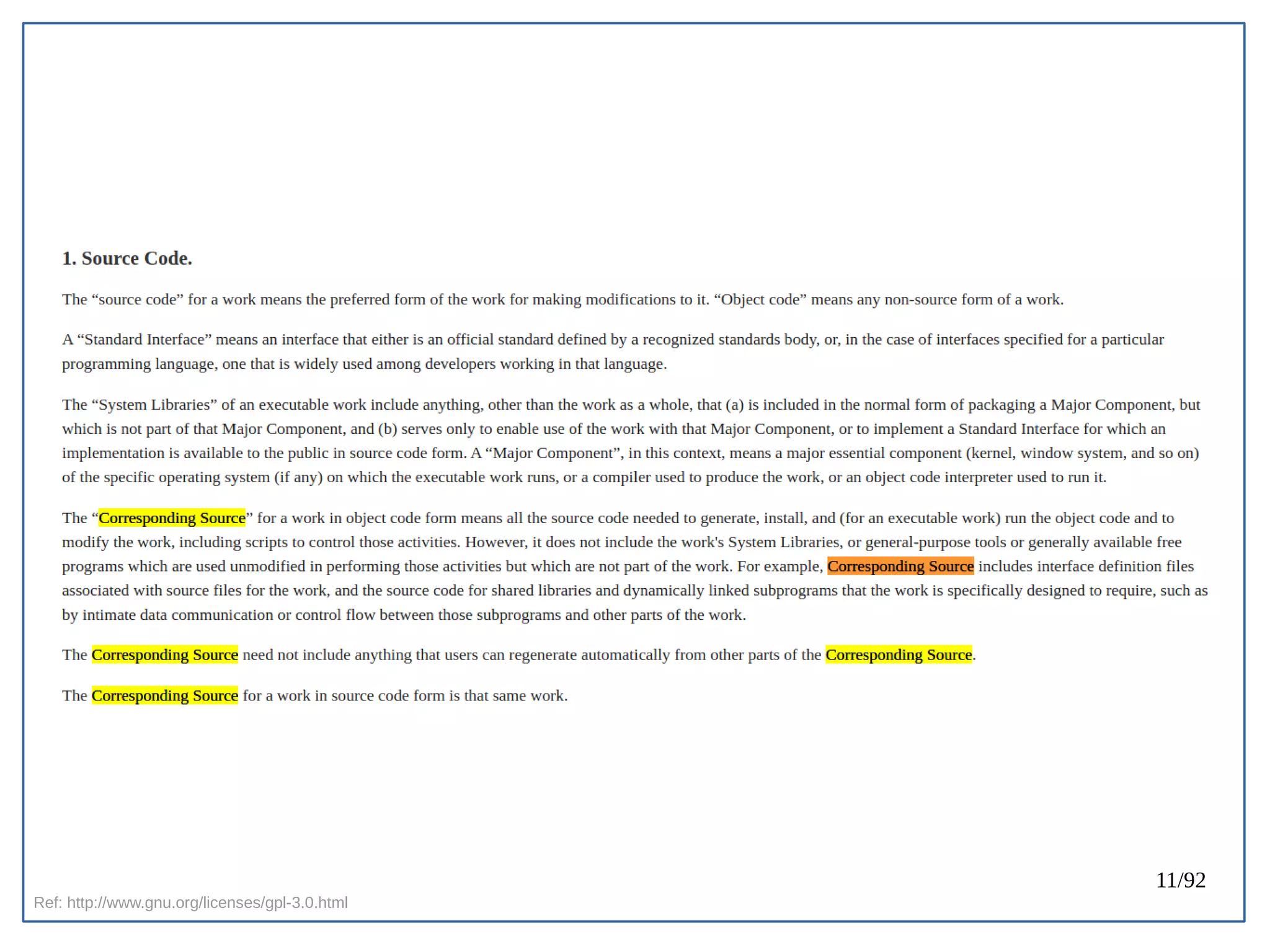 11/92
Ref: http://www.gnu.org/licenses/gpl-3.0.html
 