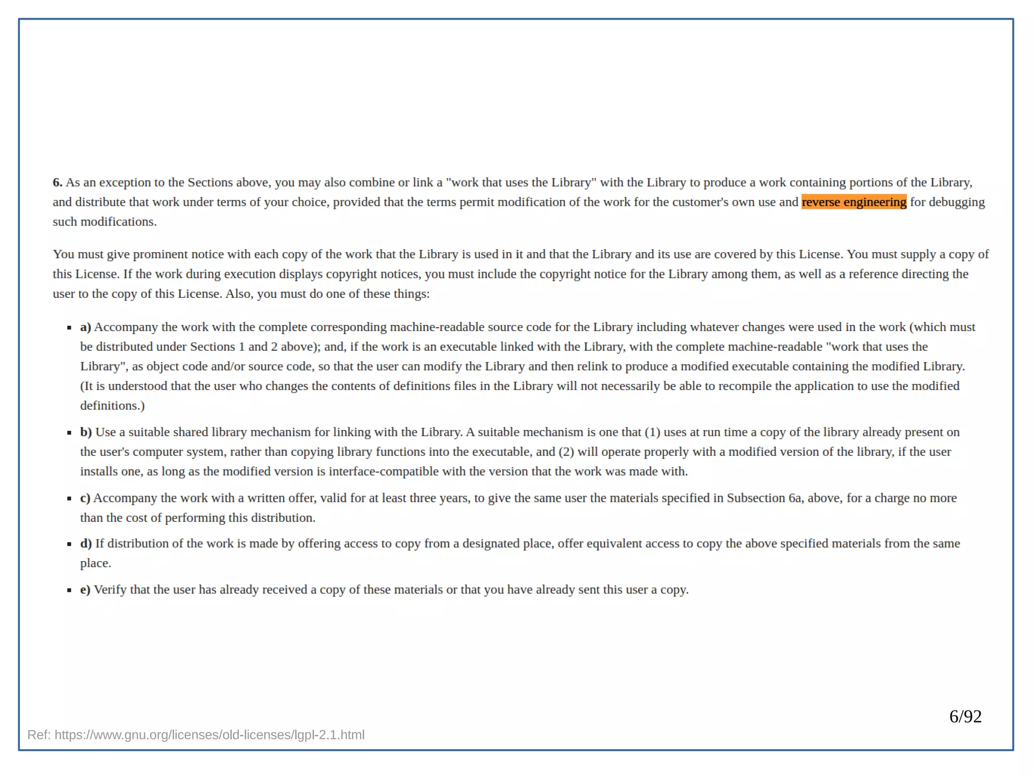 6/92
Ref: https://www.gnu.org/licenses/old-licenses/lgpl-2.1.html
 