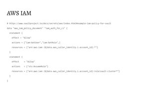 HashiCorp Vault configuration as code via HashiCorp Terraform- stories ...