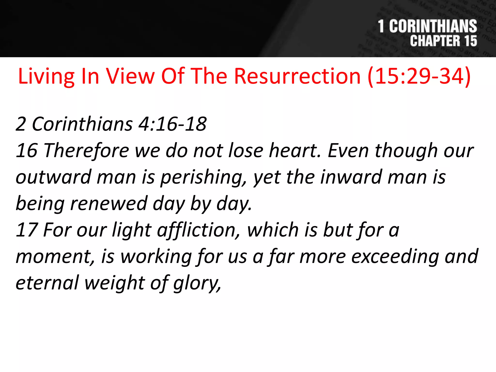 1 Corinthians : Chapter 15 | PPTX