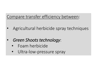 Precision Electronic Dispenser for Application of Herbicide Sprays and Foam Slide 8
