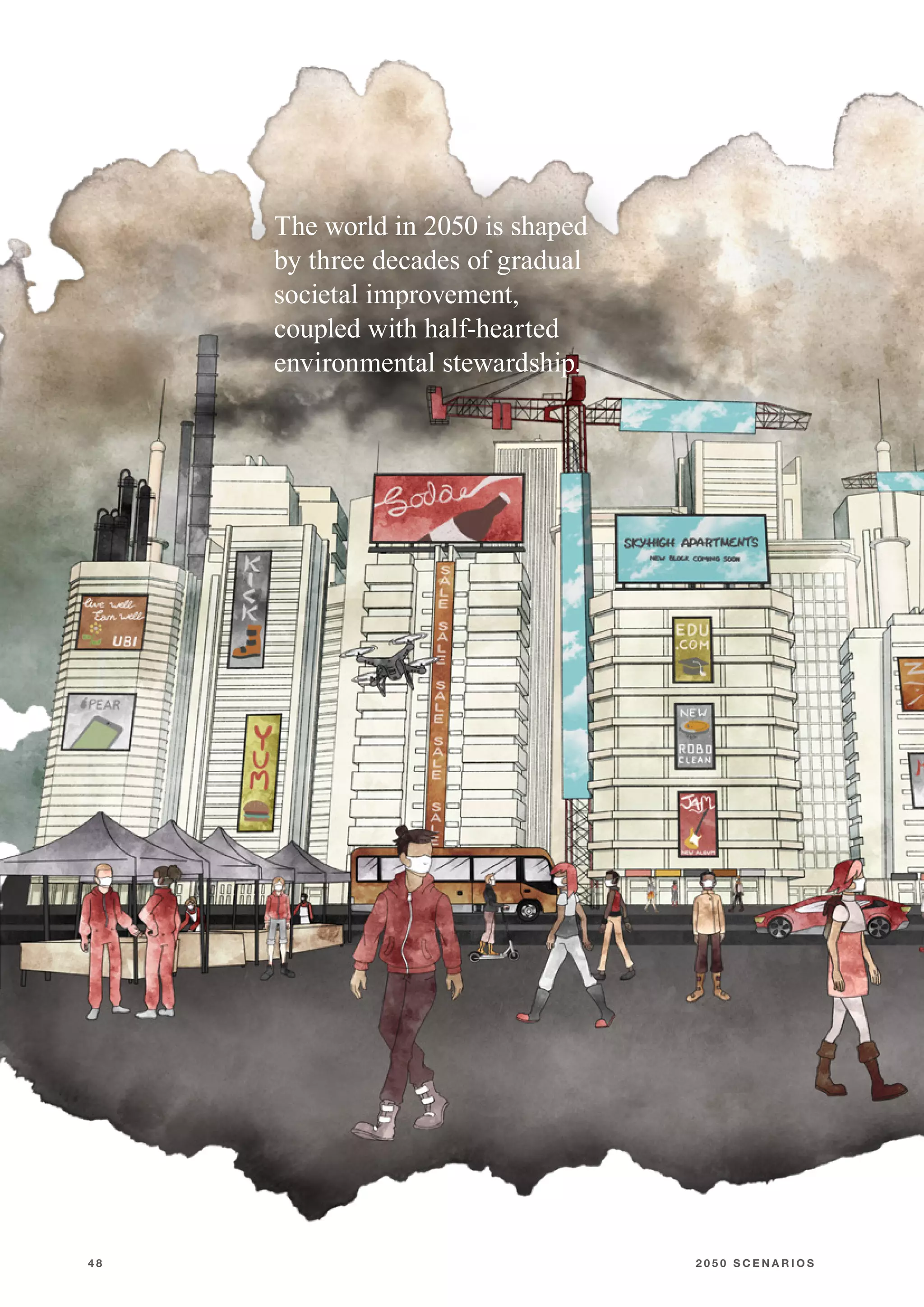 Arup 2050 scenarios four plausible futures PDF