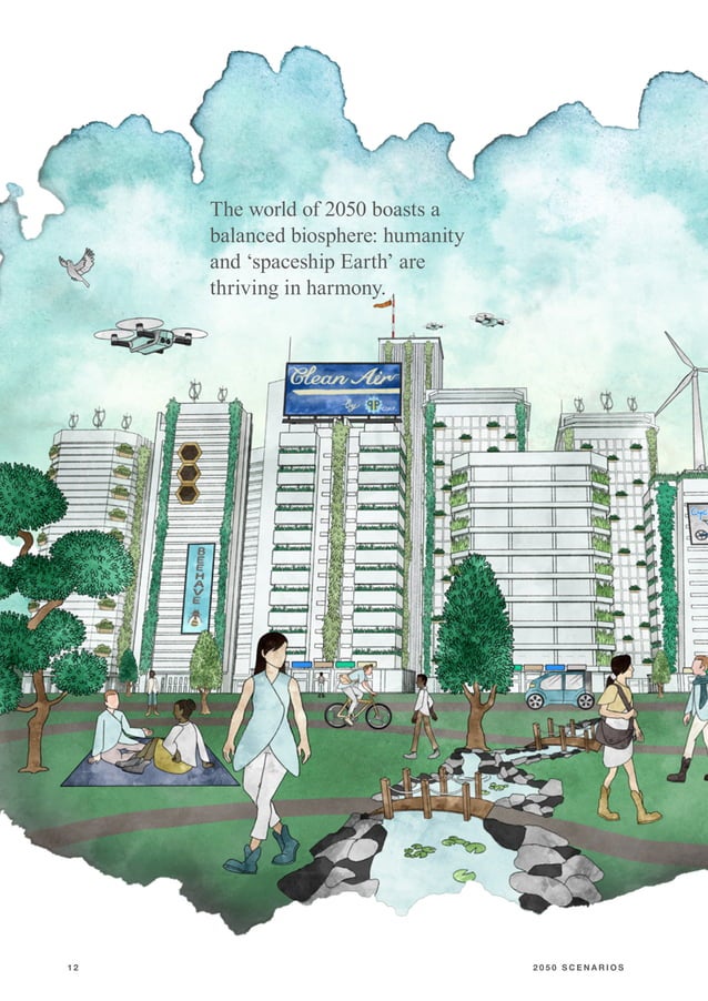 Arup 2050 scenarios four plausible futures PDF