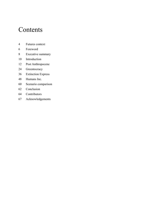 Arup 2050 scenarios four plausible futures PDF