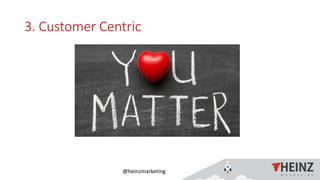 @heinzmarketing
3. Customer Centric
1/16/2019Heinz Marketing, Inc52
 