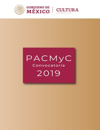 PACMyC
Convocatoria
2019
 