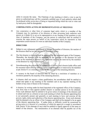 Arnaki Ltd BVI Memorandum & Articles of Association