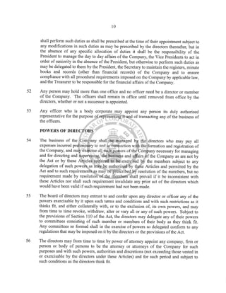 Arnaki Ltd BVI Memorandum & Articles of Association