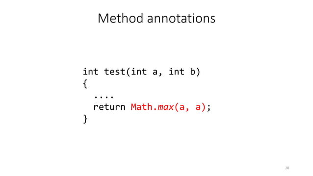 Static code analysis: what? how? why? | PPT