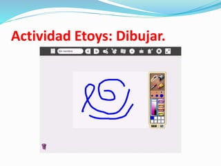 Actividad Etoys: Dibujar.
 