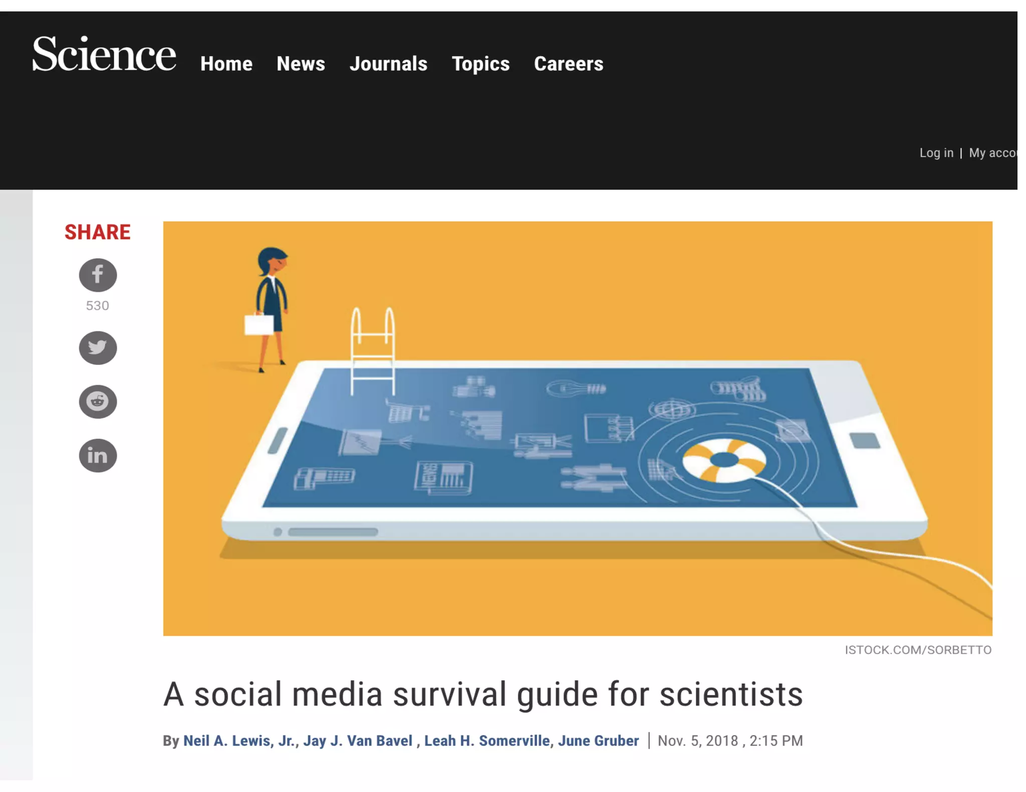 The new dissemination
• Be mindful of your Kardashian Index!
 