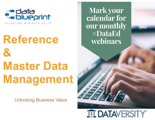 Dataed Webinar Reference Master Data Management - 