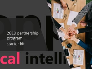 2019 partnership
program
starter kit
 