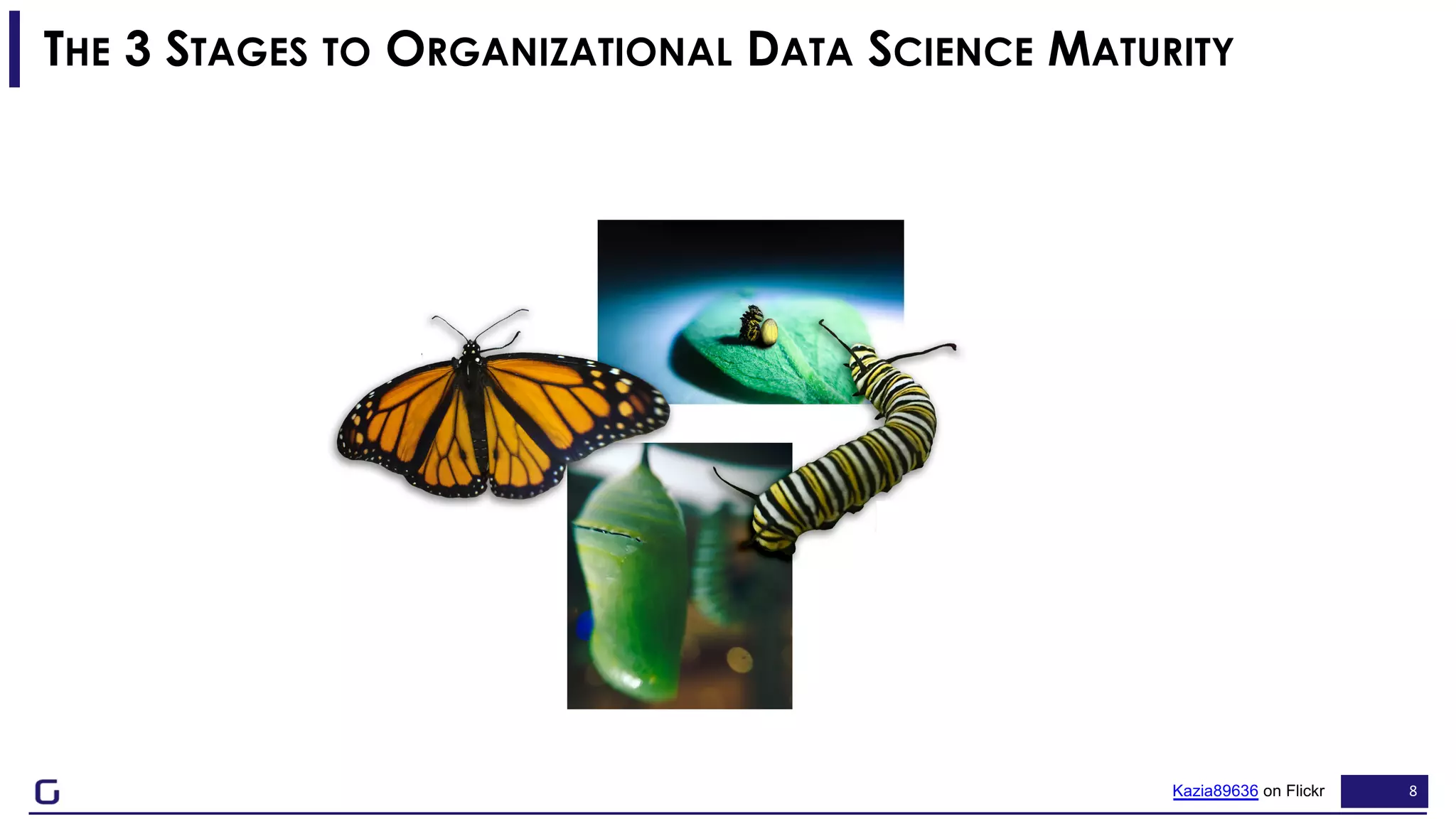 8
THE 3 STAGES TO ORGANIZATIONAL DATA SCIENCE MATURITY
Kazia89636 on Flickr
 
