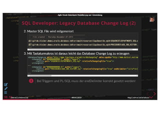 Agile Oracle database modeling and development