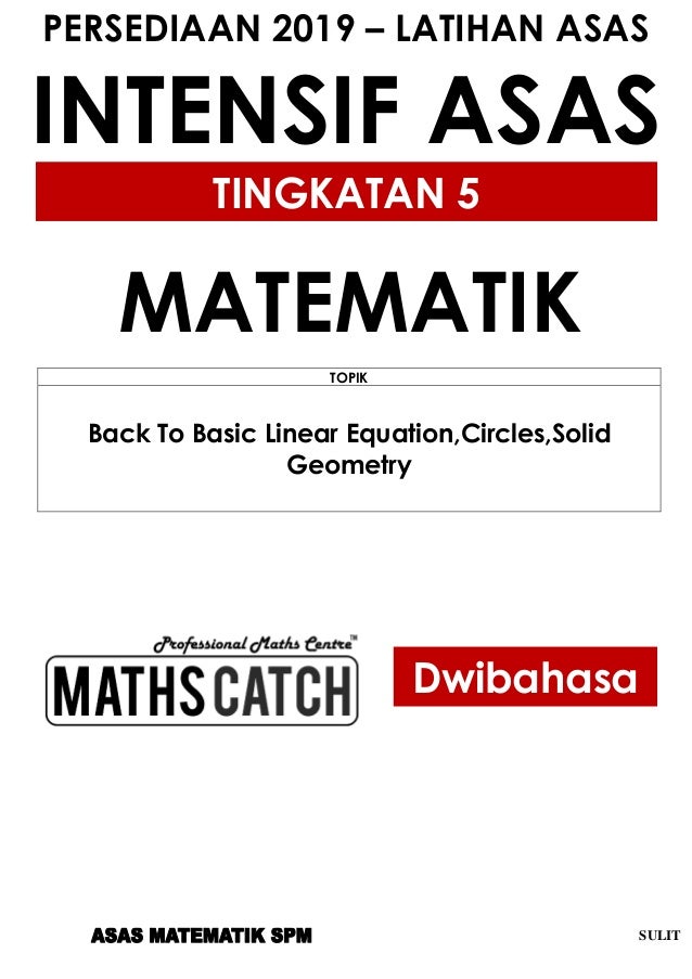 2019 [dwibahasa] modul latihan asas matematik tingkatan 5 spm