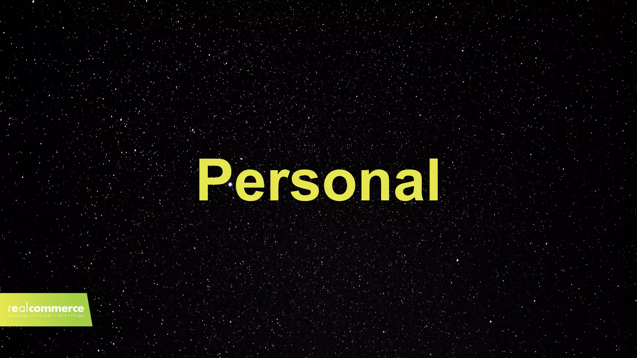 Personal
 