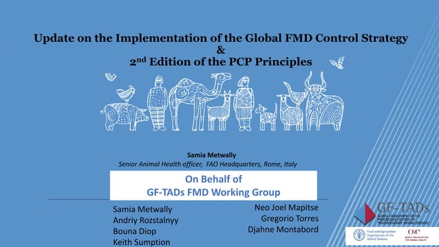 FMD-PCP workshop IZSLT - Update on the Implementation of the Global FMD ...