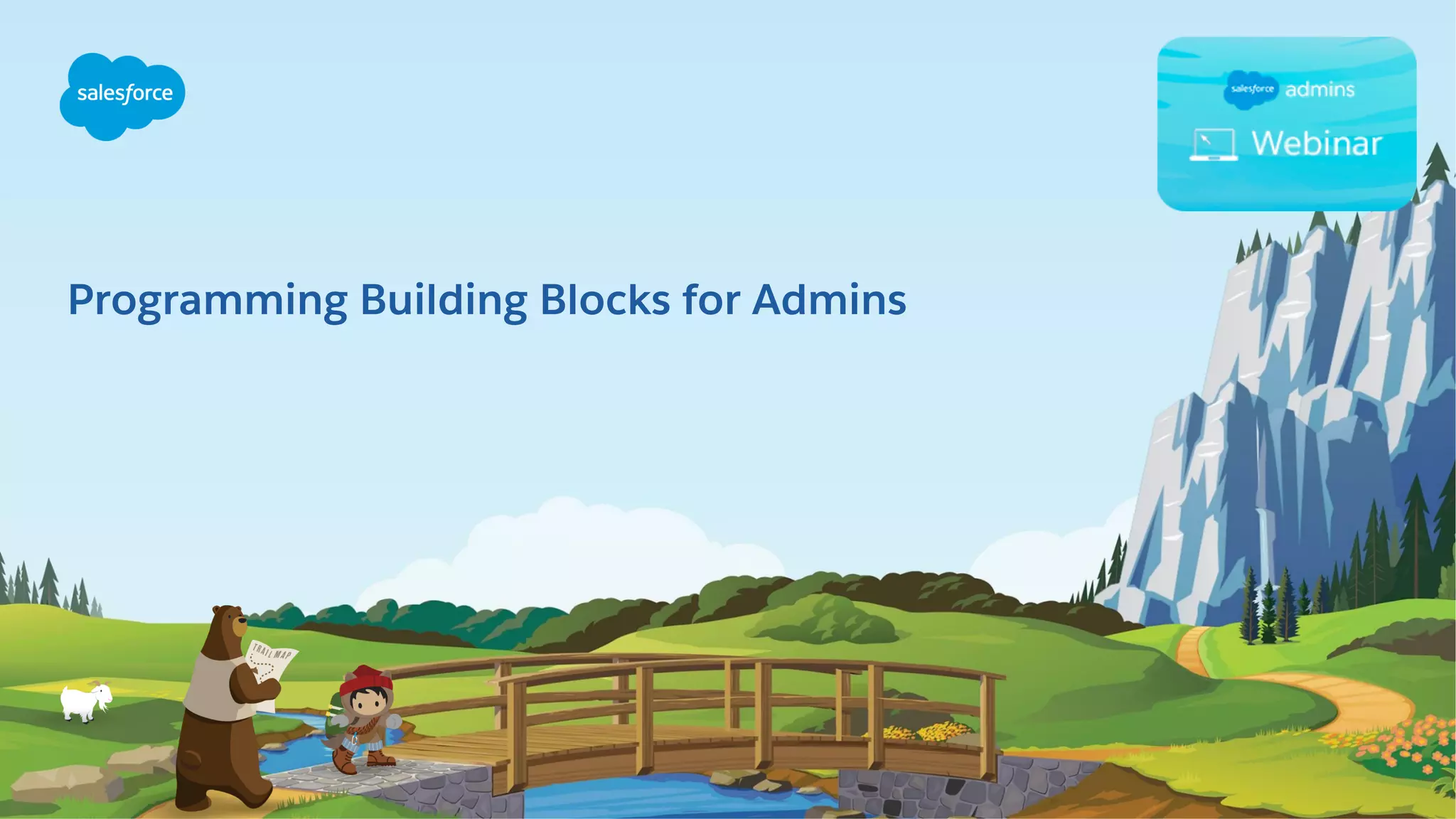 Programming Building Blocks for Admins
 